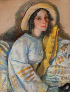 Porträt von marietta frangopulo 1922 Russisch Ölgemälde